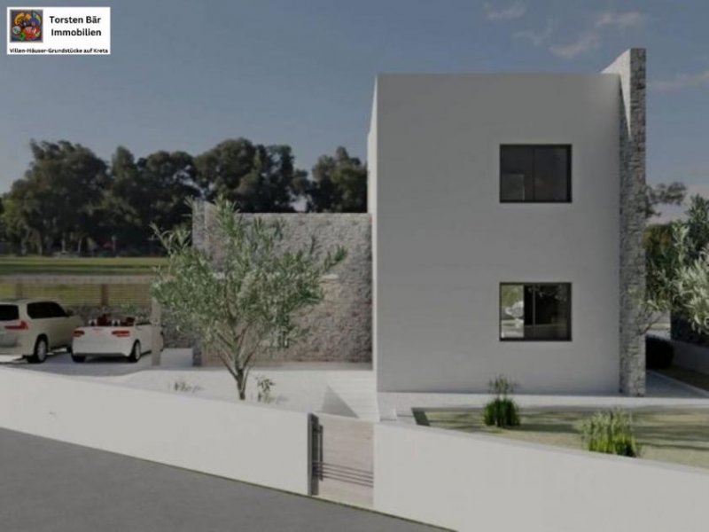 Drapanos Kreta, Drapanos Villenprojekt mit privatem Pool und Blick auf die weißen Berge Haus kaufen